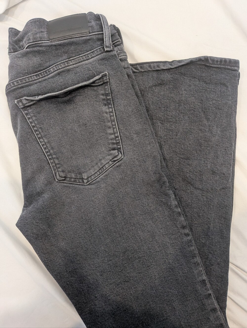Citizens of Humanity Emanuelle Slim Bootcut Jeans Faded Black Gray 28